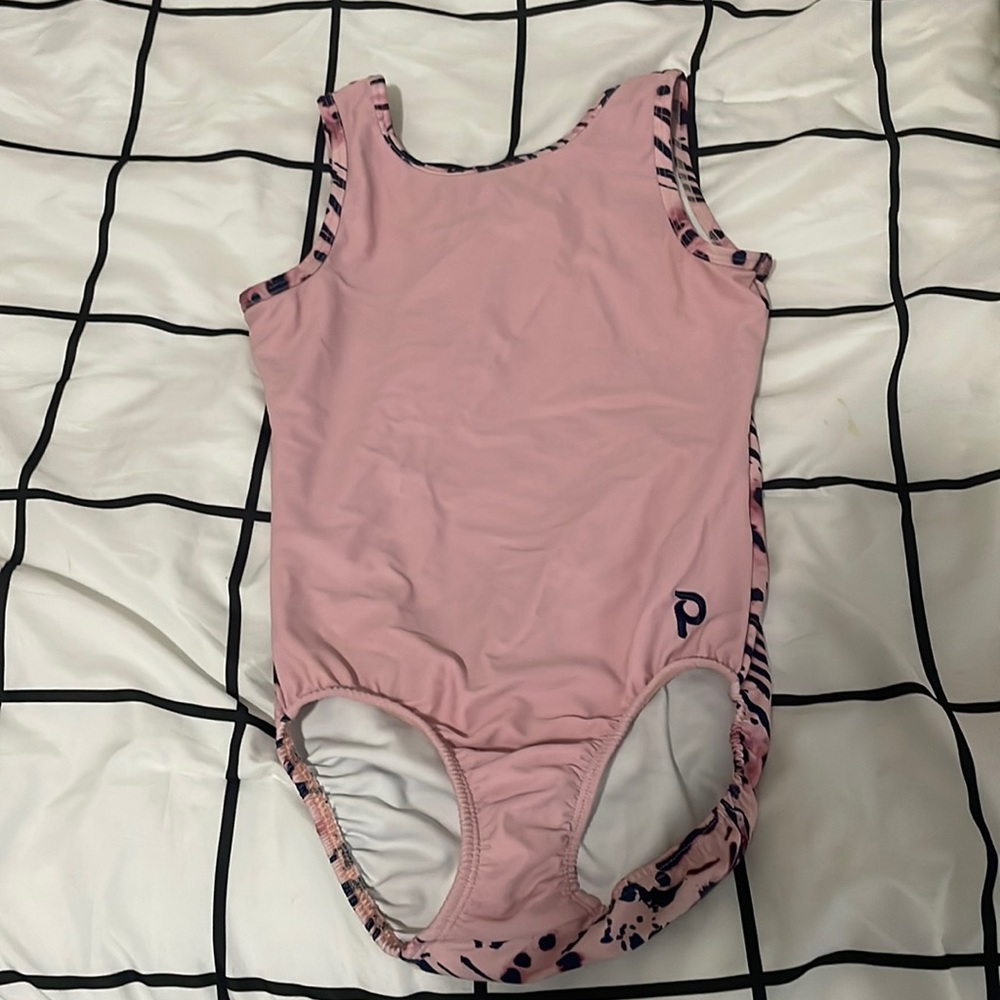 Plum practice wear gymnastics leotard